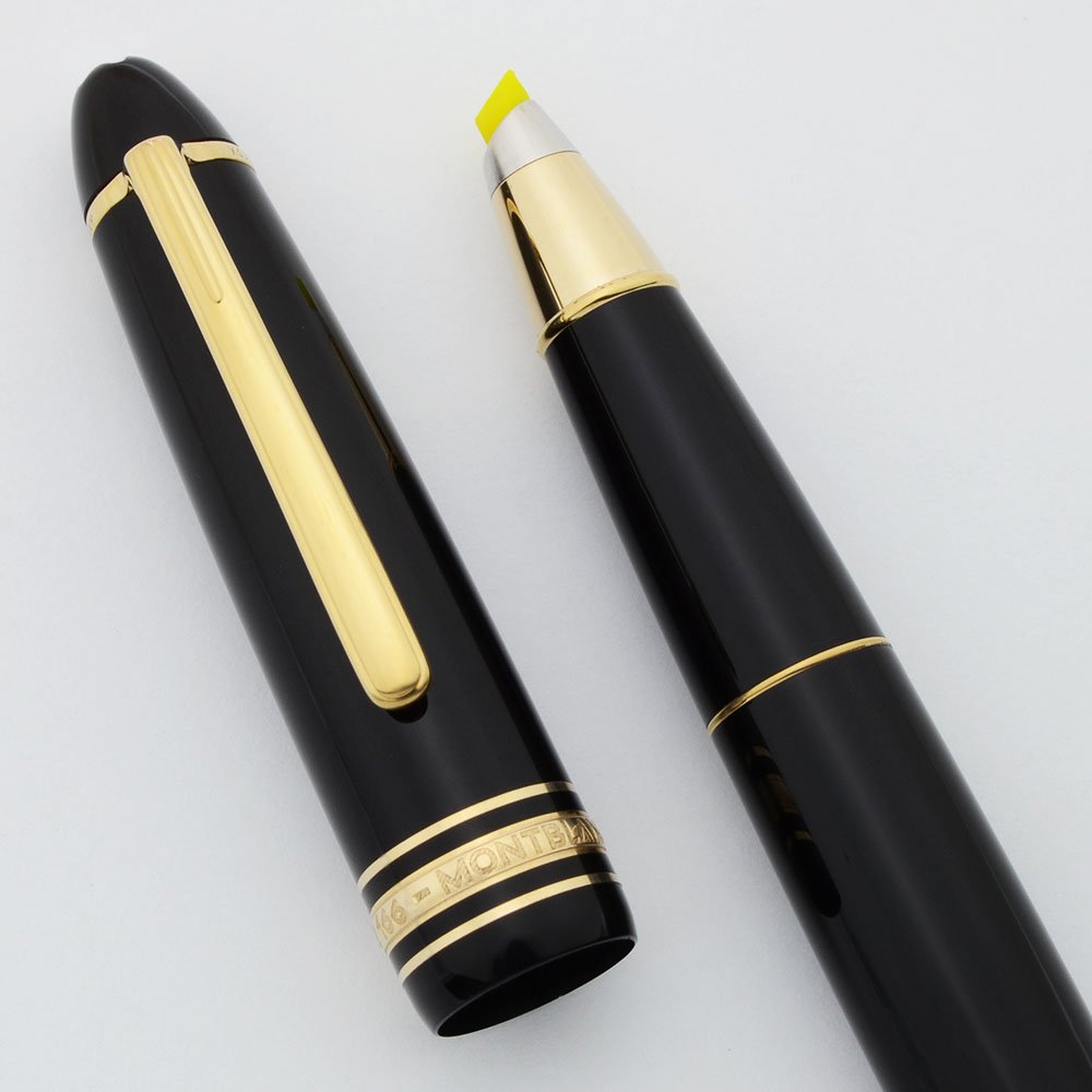Montblanc Meisterstuck 166 Hi-Lighter Document Marker - Black w
